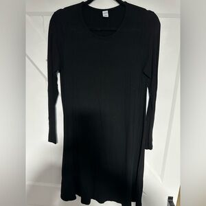 Old Navy Classic Black Long Sleeve Dress